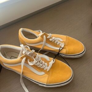Vans Yellow and White Sneakers
